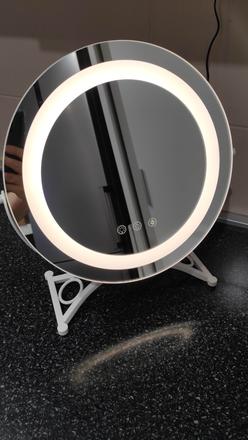 Kozmetické zrkadlo stolové s led osvetlením, 