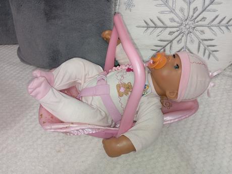 Prenosná vanička, vajíčko autosedačka pre bábiky,