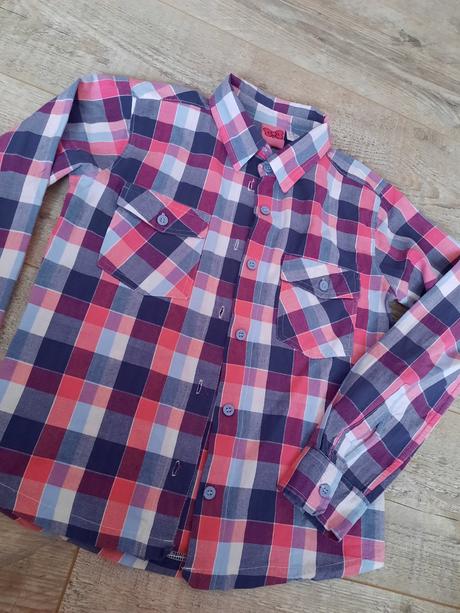 Trendy košela k rifliam 134- 140, lupilu,140