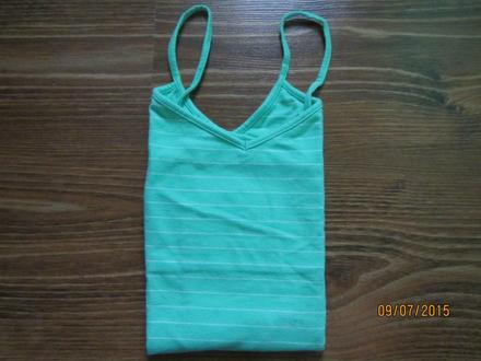 Prijemny zeleny odtien tielko m/l, l