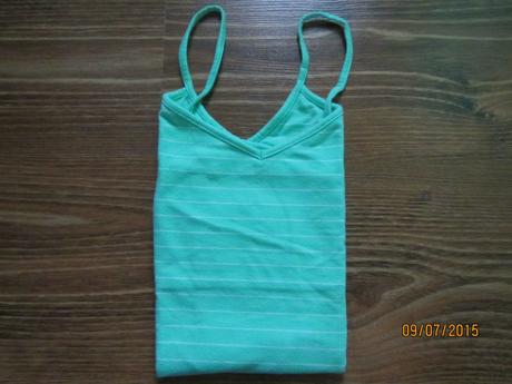 Prijemny zeleny odtien tielko m/l, l