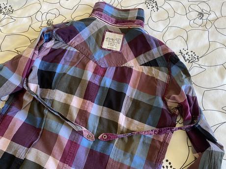 Bavlnená káro košeľa esprit v. 38-40, esprit,40