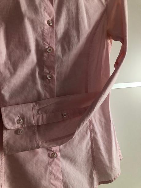 Ružová biznis košeľa, h&m,xs