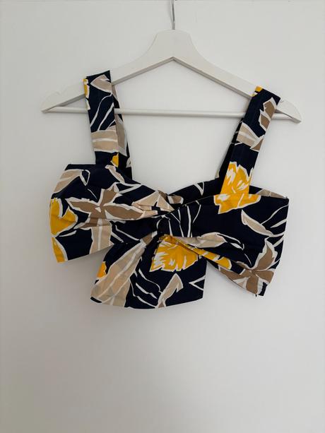 Viacfarebný crop top zara, zara,xs