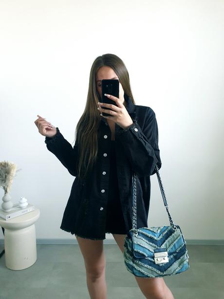 Rifľová bundička/košeľa l, l