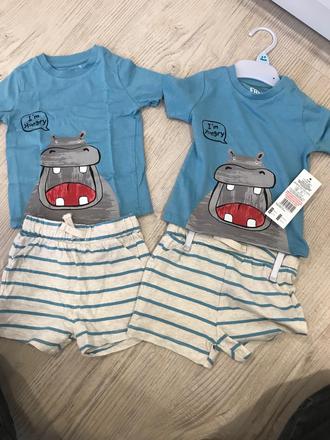 Set kratase tricko, f&f,74