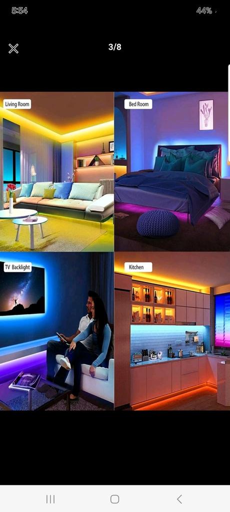 Led svetelné pásy na bluetooth, rôzne dĺžky,