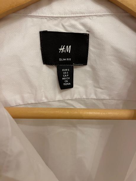Biela košela, h&m,s