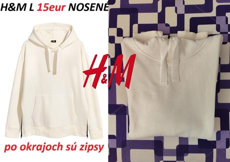 Mikina hm svetlobéžová, h&m,l