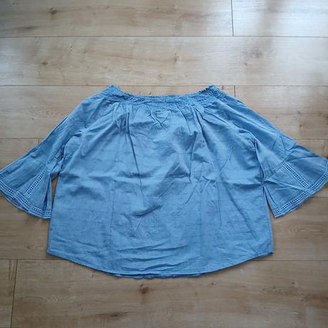 Carmen belasá blúzka s 3/4 rukávom, tchibo,46