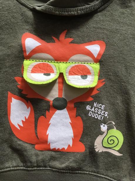 Teplá mikinka s líškou, ergee,86