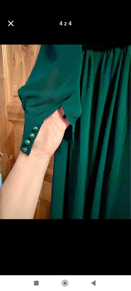 Krásne zelené šaty veľkosť 46, 46