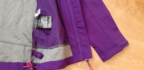 Fialová softshellová vetrovka 140/146, lewro,140
