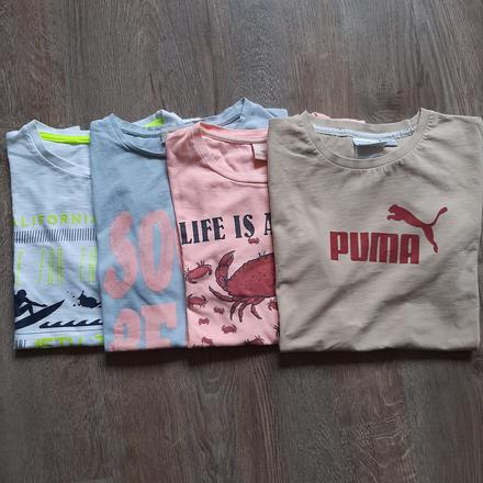 Chlapčenske tričká kratky rukáv, puma,152