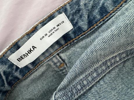 Baggy jeans pas 40 dlzka 102, bershka,38