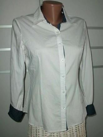 Blúzka s bodkovaným golierom - veľ. s-m, s