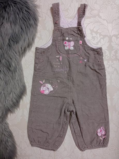 Sivé podšité menčestrové nohavice s trakmi (86), cherokee,86