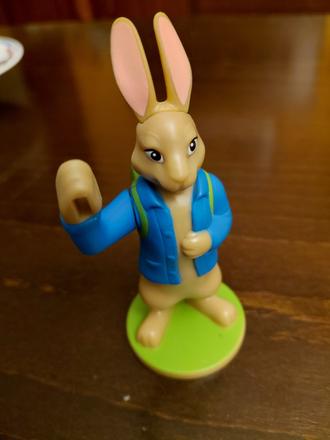 Zajacik - po stlaceni hybe rukou- vyska, 