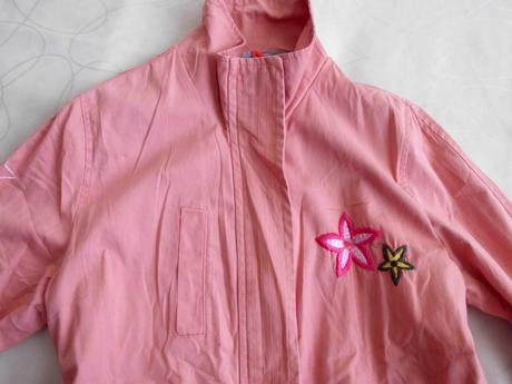40 bunda-parka lososovo ružová, l