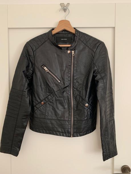 Koženková bunda, vero moda,m