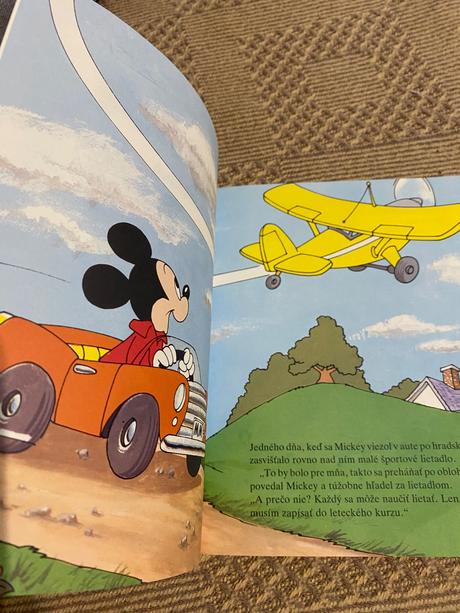 Zberateľská kniha walt disney mickey mouse v oblak, 