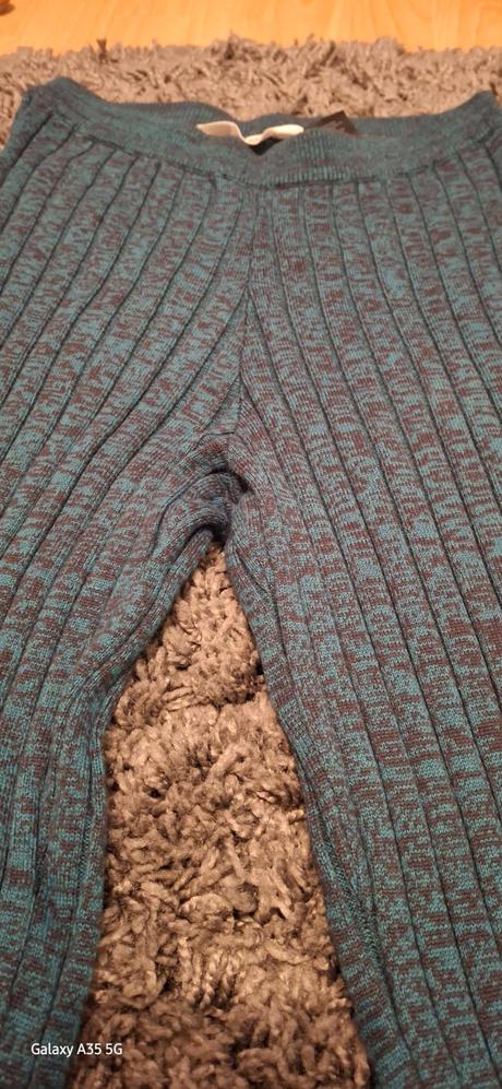 Pletene nohavice, h&m,164