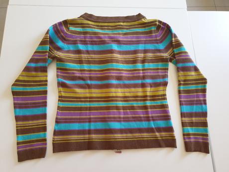 Pásikavý sveter, s