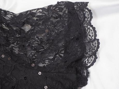 Kvalitné čipkované bolerko sheego, 46