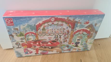 Adventny kalendar - drevena vlacikova draha, 