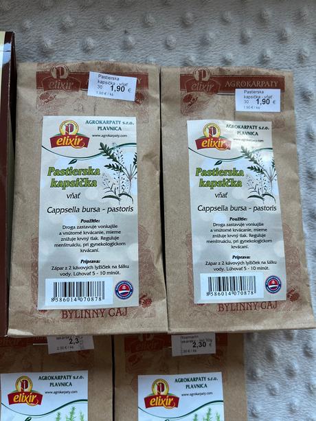 Bylinná náparka pred pôrodom - čaje bylinky, 