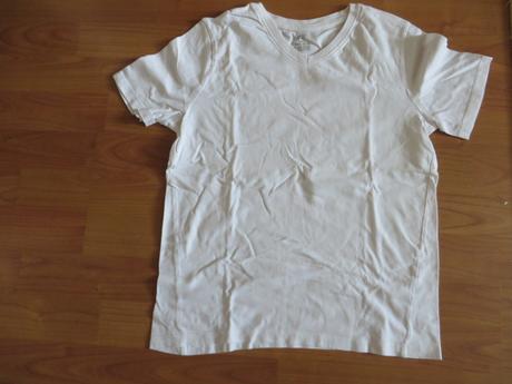 Biele tričko krátky rukáv - veľ. 146/152 - hm, h&m,146