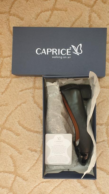 Kožené lodičky pravá koža caprice, 38 / 39