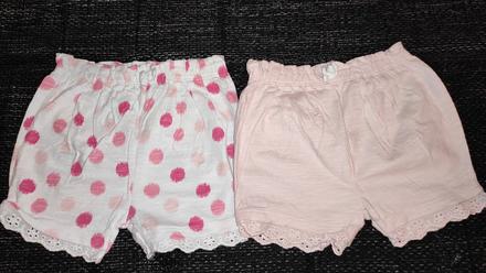 2 x kraťasy 12-18 m, f&f,86