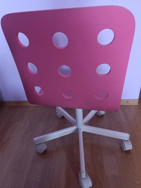 Stolička detská drevená otočná, 