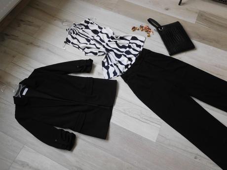 Reserved-blúzka sako nohavice 36v,+ kabelka,, reserved,36