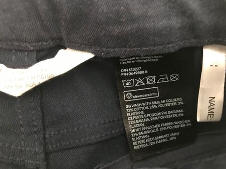 Skinny strecove rifle, h&m,104