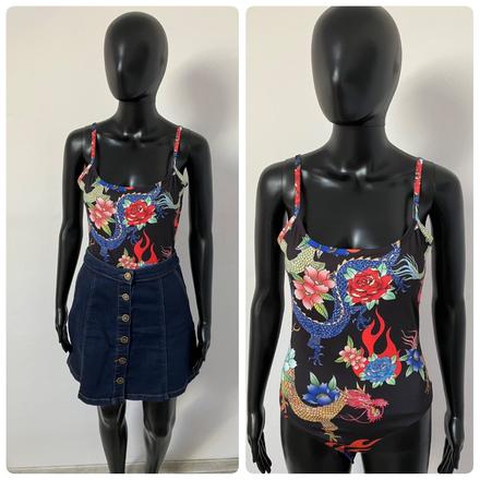 Dámske vzorované body bershka (28/m), bershka,m