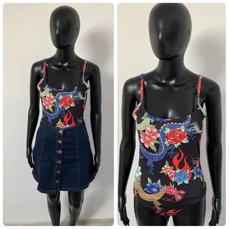 Dámske vzorované body bershka (28/m), bershka,m