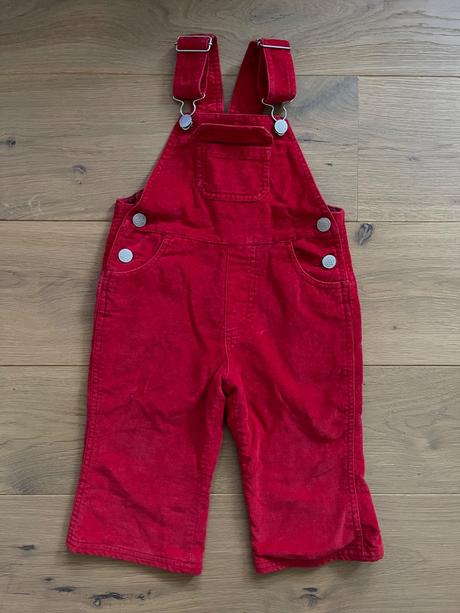 Červené nohavice na traky, impidimpi,80