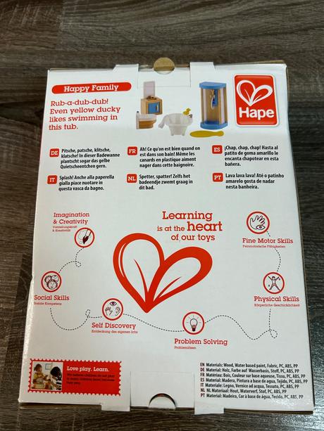 Hape nabytok do domčeka - kúpelna, 