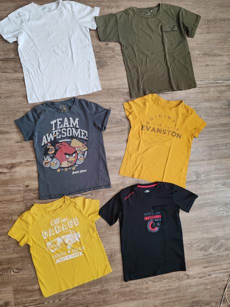 6ks tričká, zara,140