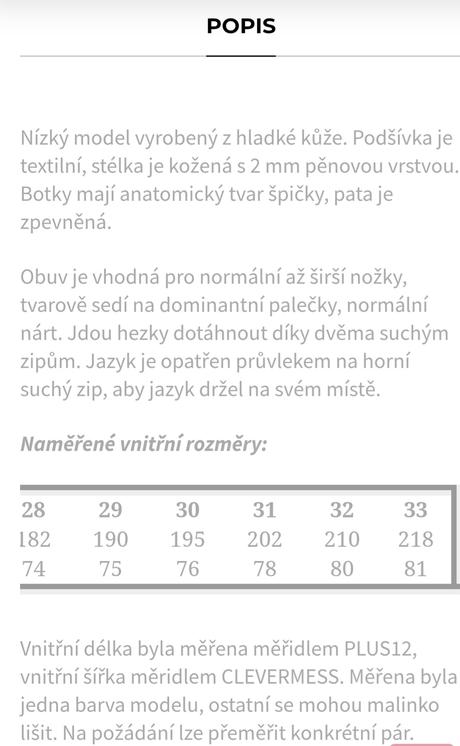 Ef barefoot nízke celoročky, 33