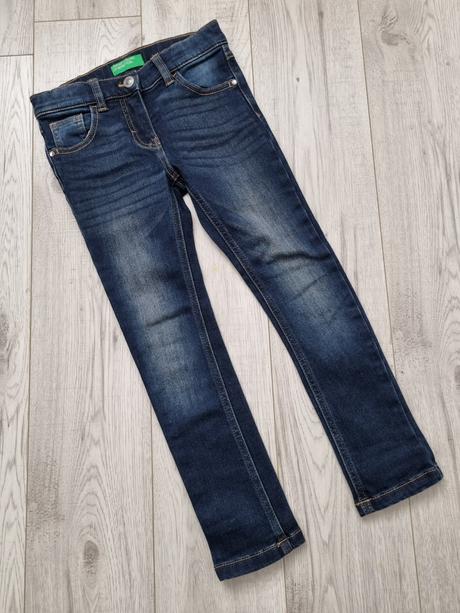 Tmavomodré rifle benetton, benetton,116