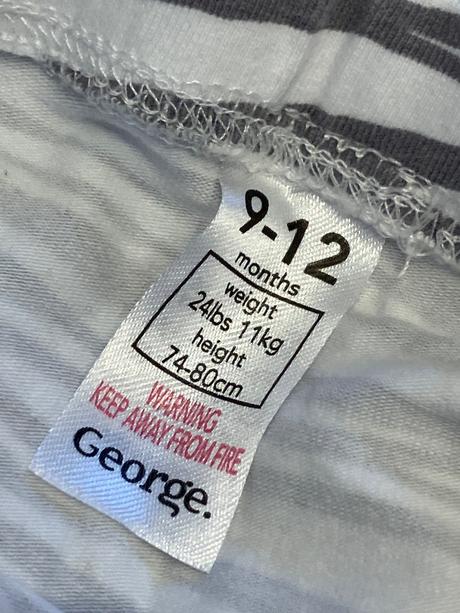 Dievčenské legíny sivo biele george (74-80), george,74