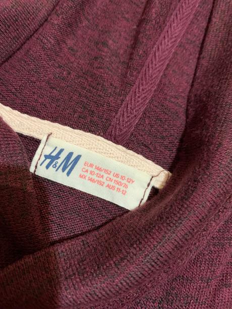 Tričko s kapucňou, h&m,152