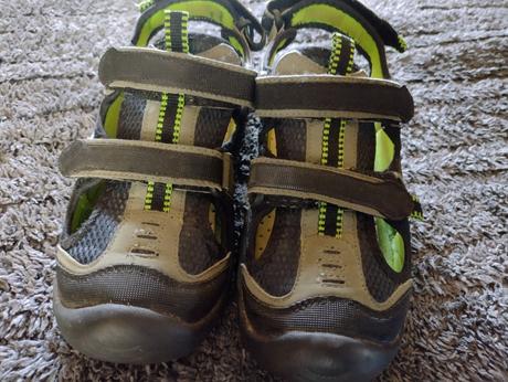 Športové, kožené sandále, 41