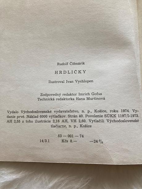 Hrdličky rudolf čižmárik (1974),