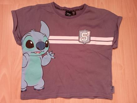 Crop tričko lili a stich, disney,152