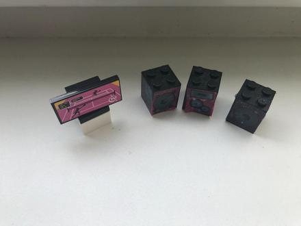 Televizor mini + 3 reproduktory mini,