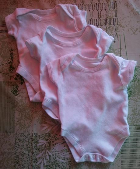 3 ks biele body, george, 4,1 kg, george,56